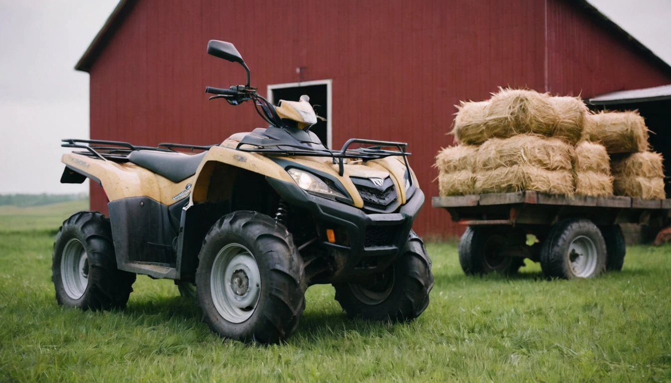 Использование квадроцикла Kymco в сельском хозяйстве и на ферме