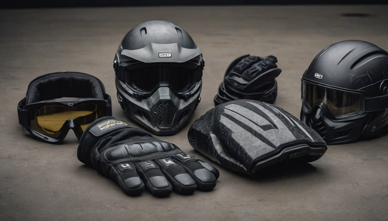 Комплект защитной экипировки для езды на квадроцикле